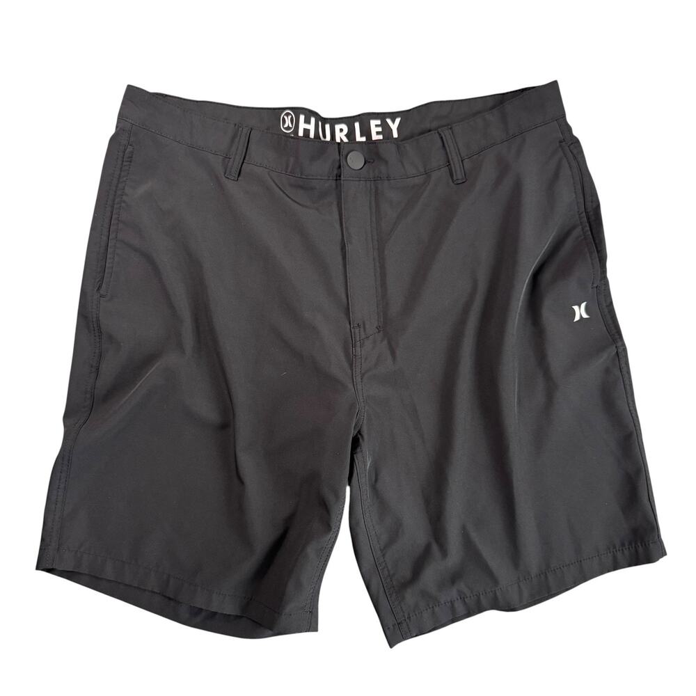 Hurley Men’s All Day Hybrid Quick Dry Stretch Black 9” Shorts Size 40